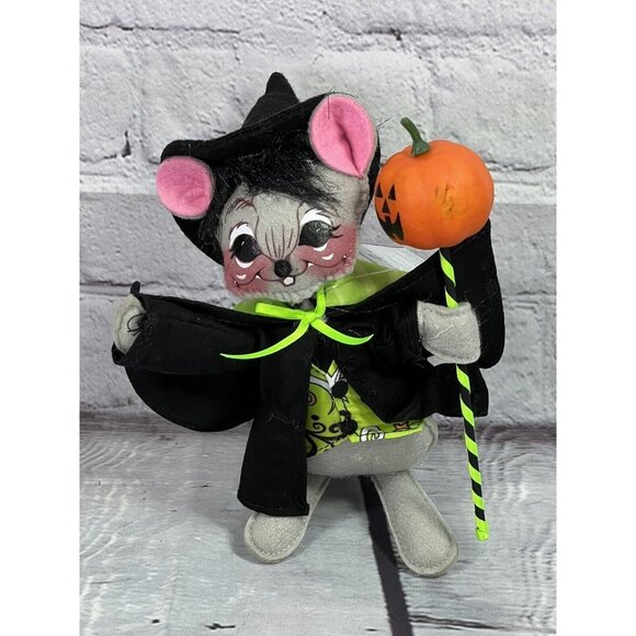 Other - Annalee Halloween Warlock Wizard Mouse 6"‎ Doll 2016 new